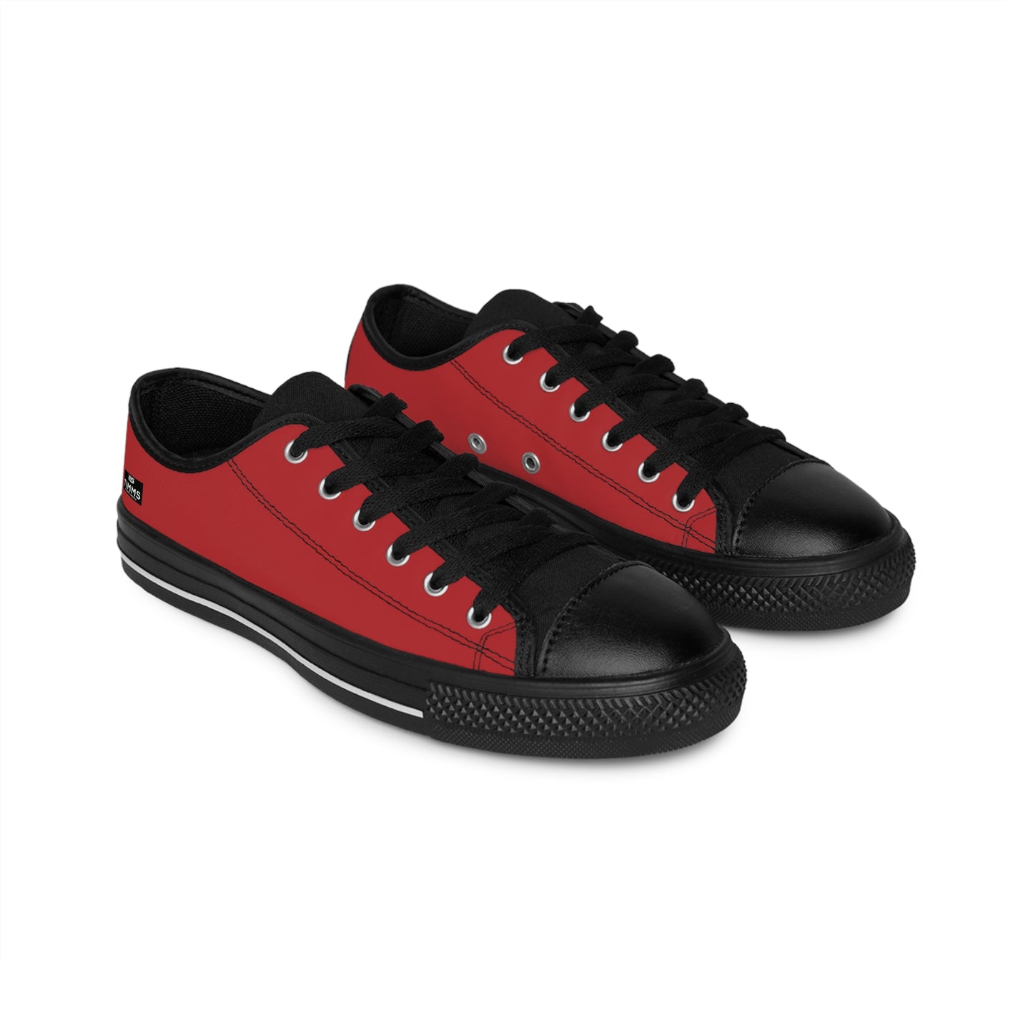 Women's TIMMS Sneakers Burgundy Wine Solid Color