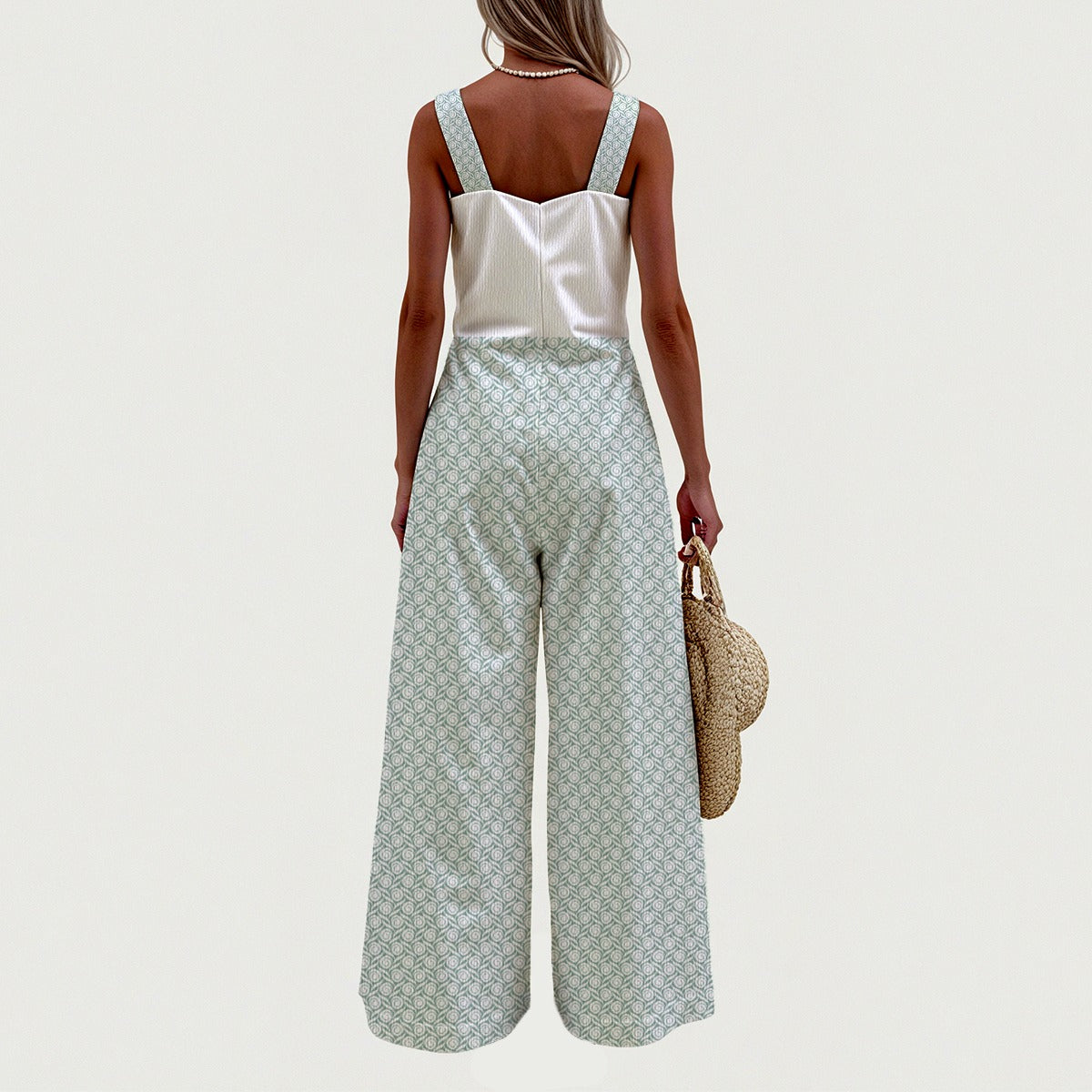Bag Abby Women's Wide-Leg Summer Jumpsuit