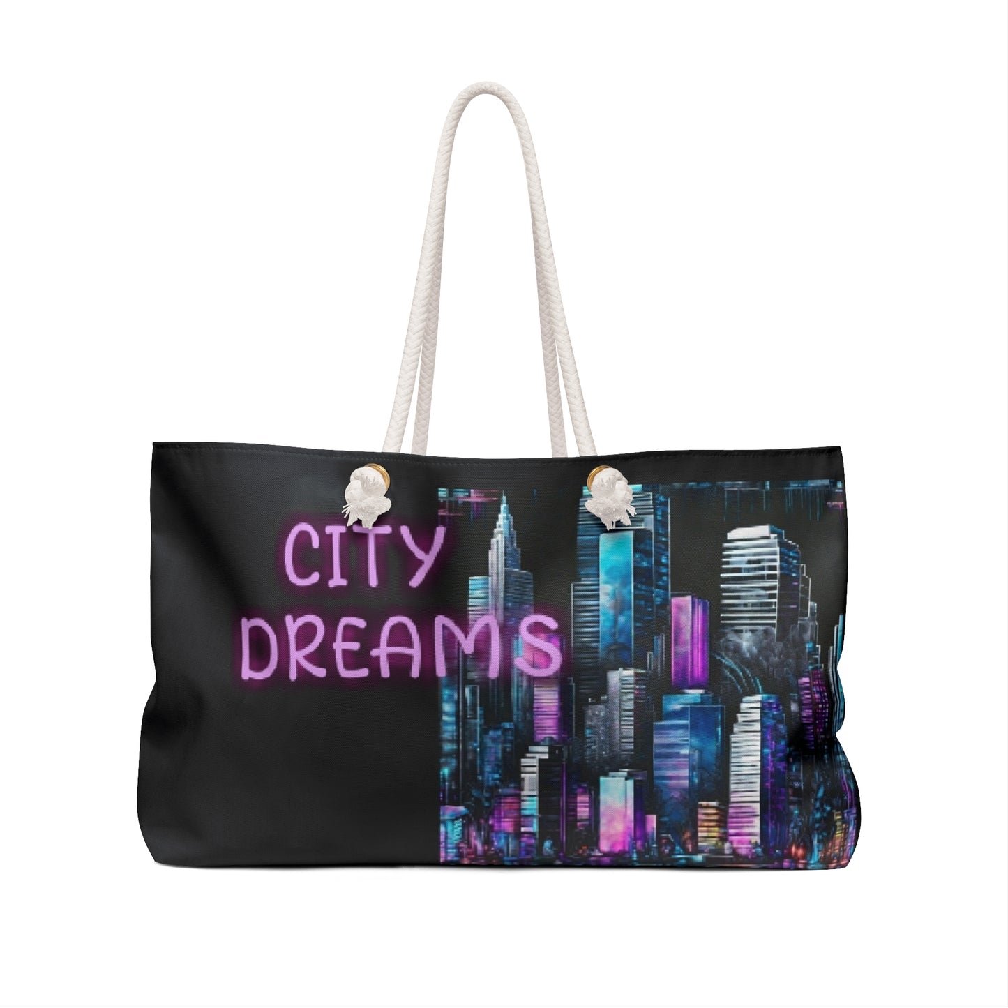 City Dreams Collection Biggie Tote Bag For School, Play or Work