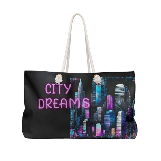 City Dreams Collection Biggie Tote Bag For School, Play or Work