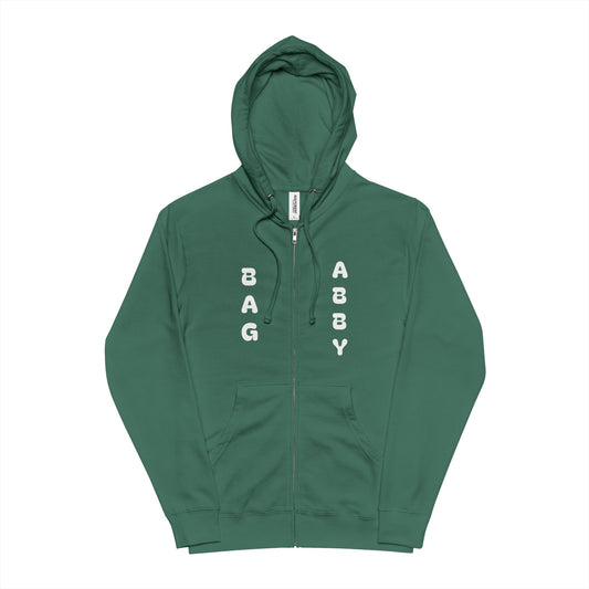 Unisex Zip Up Bag Abby Hoodie