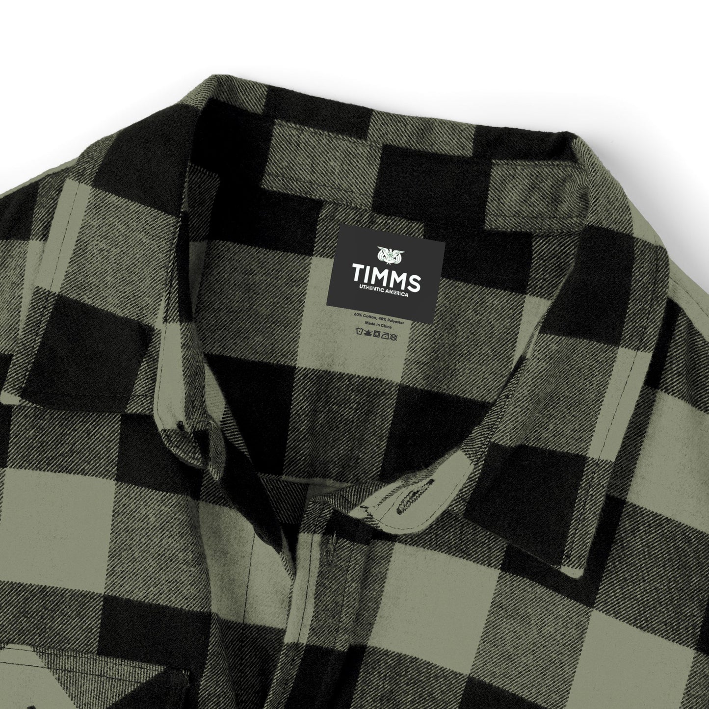 TIMMS Uthentic America Unisex Flannel Shirt