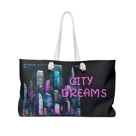 City Dreams Collection Biggie Tote Bag For School, Play or Work