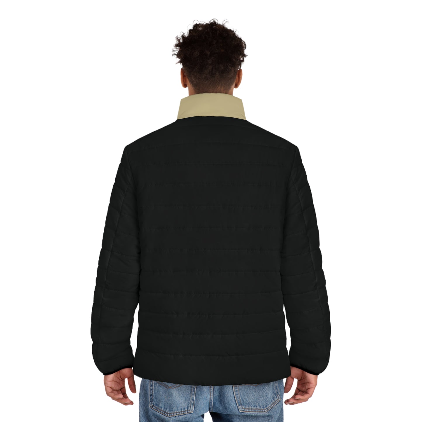 Mens Puffer Jacket  Exclusive Design Black Magic Puff Winter Coat