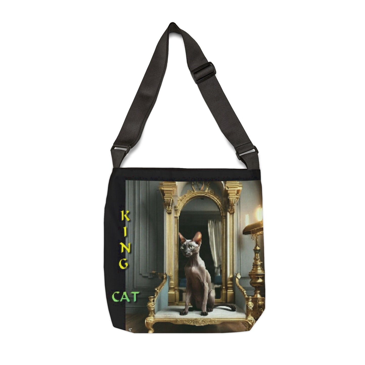 King Cat Adjustable Tote Bag Pet Lover's  Bag