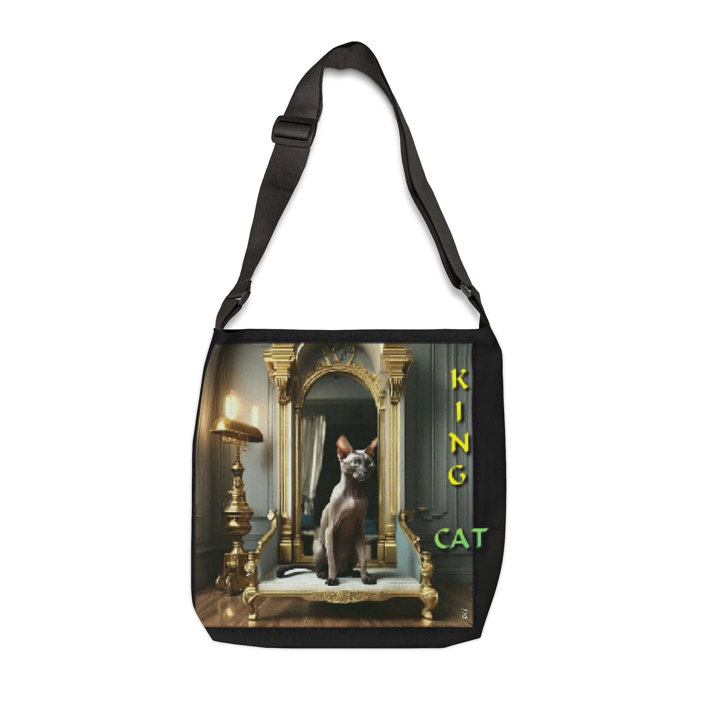 King Cat Adjustable Tote Bag Pet Lover's  Bag