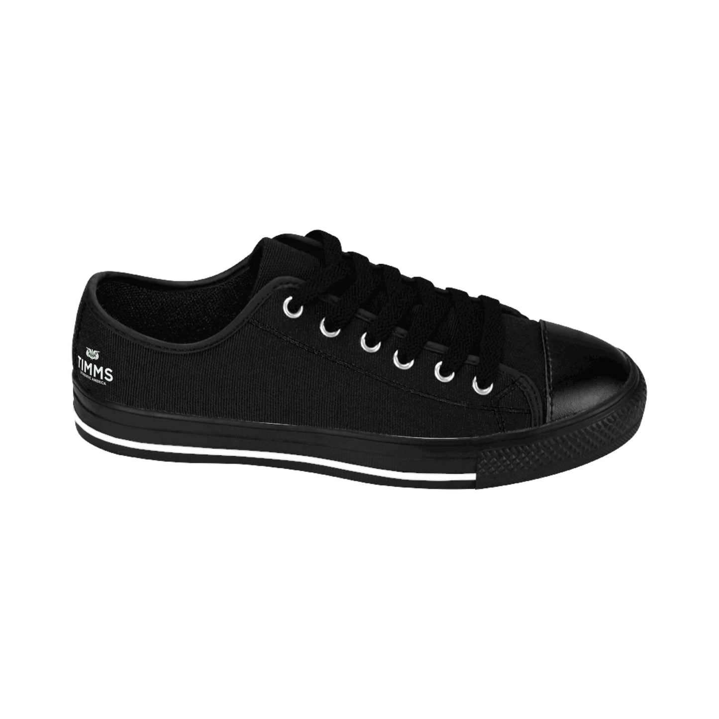 TIMMS Black Men's Canvas Sneakers 2025