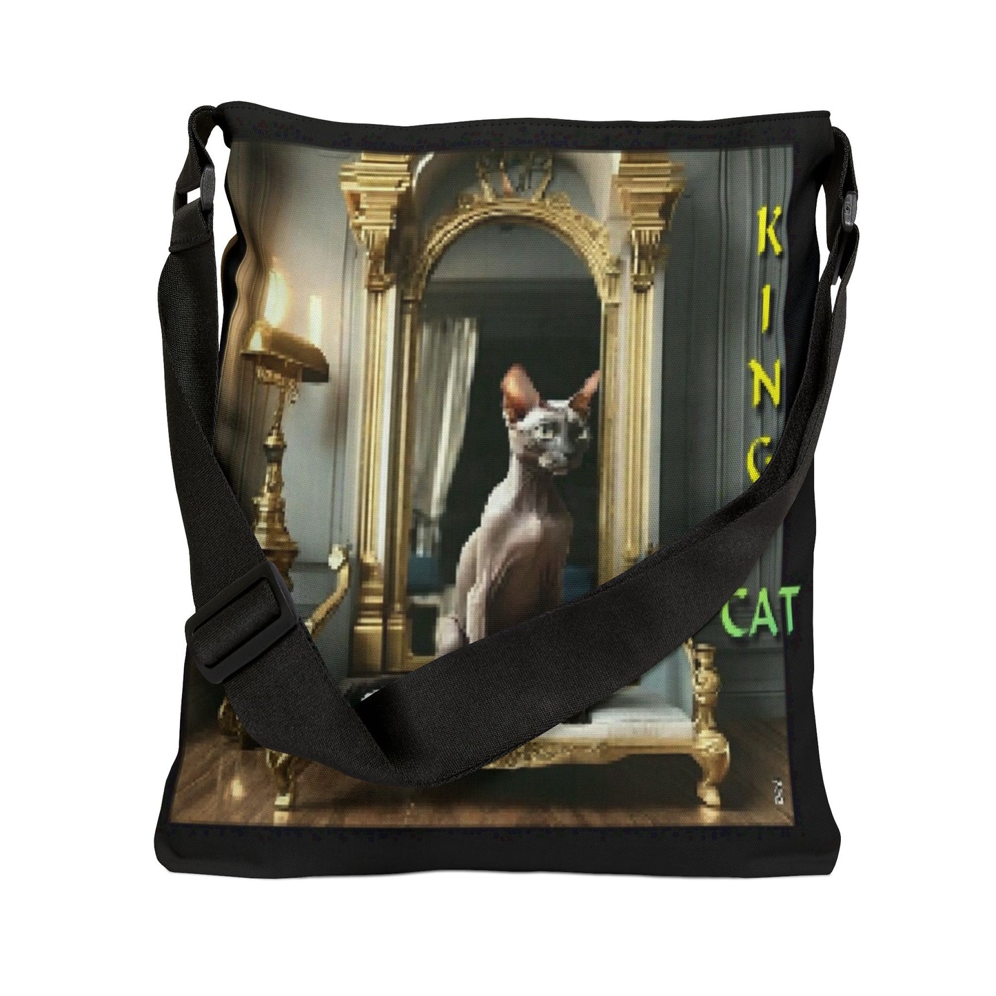 King Cat Adjustable Tote Bag Pet Lover's  Bag