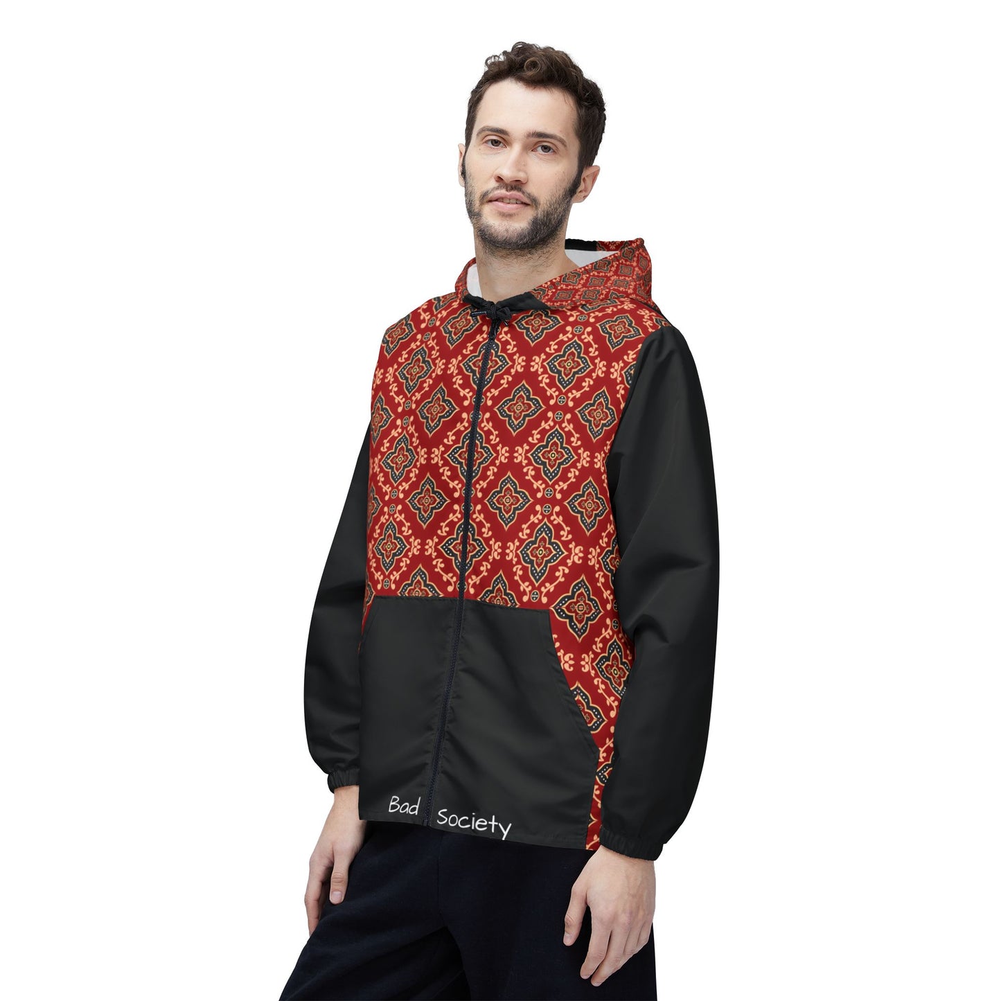 Unisex 1 Couture Feel Good Men Style Windbreaker Jacket  with/  Extreme Body -Tone Firm Design  Size Up To 2XL
