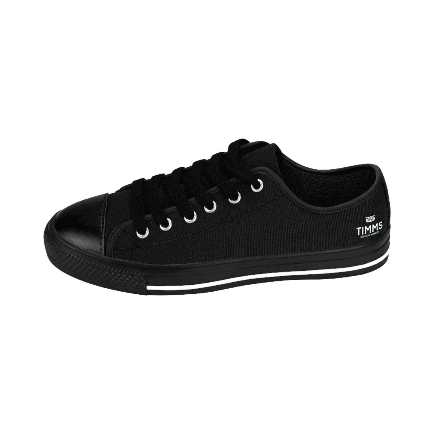 TIMMS Black Men's Canvas Sneakers 2025