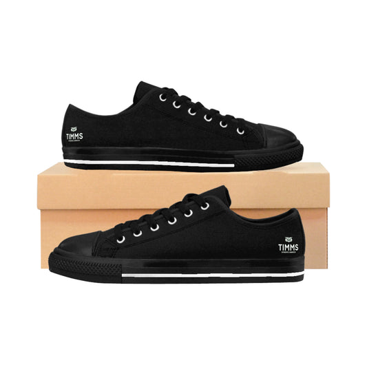 TIMMS Black Men's Canvas Sneakers 2025