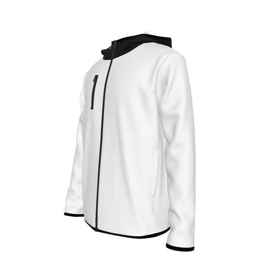 UMMS Unisex Men's Style Hoodie with High Collar Thumb-Hole Long Sleeves Durability Designer Jacket