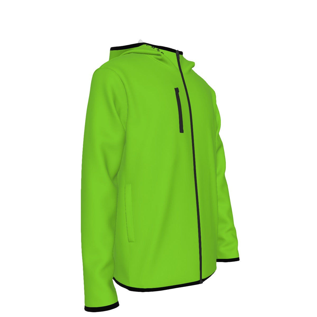Umms Unisex Men's Style Hoodie with High Collar Thumb-Hole Long Sleeves Durability Designer Jacket