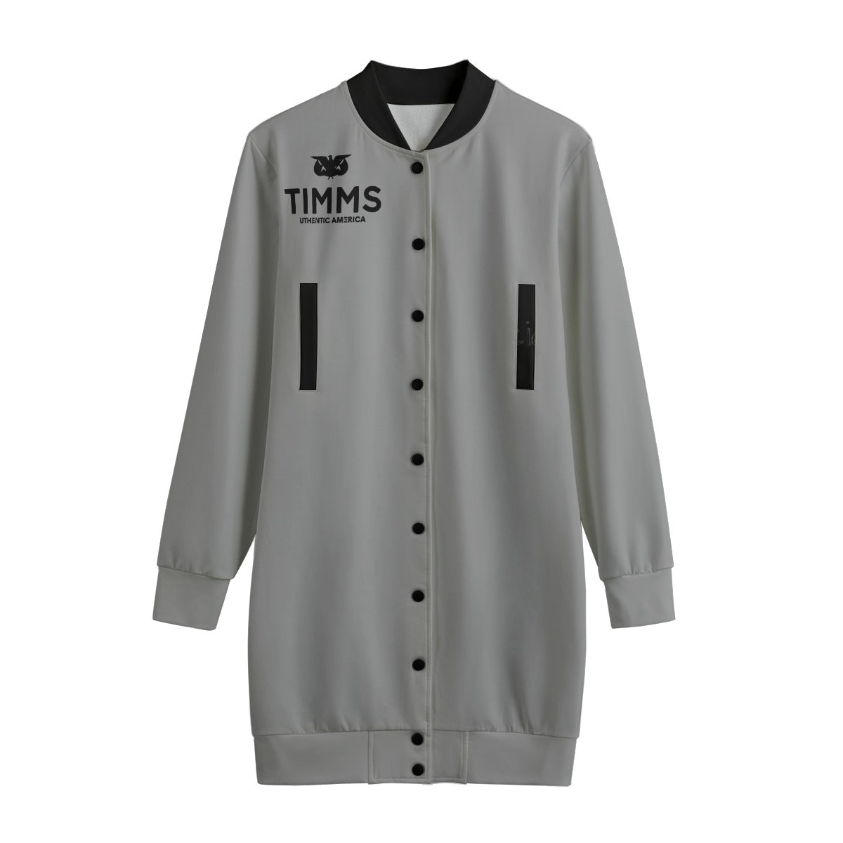 Women's Long Length Baseball Timms Jacket