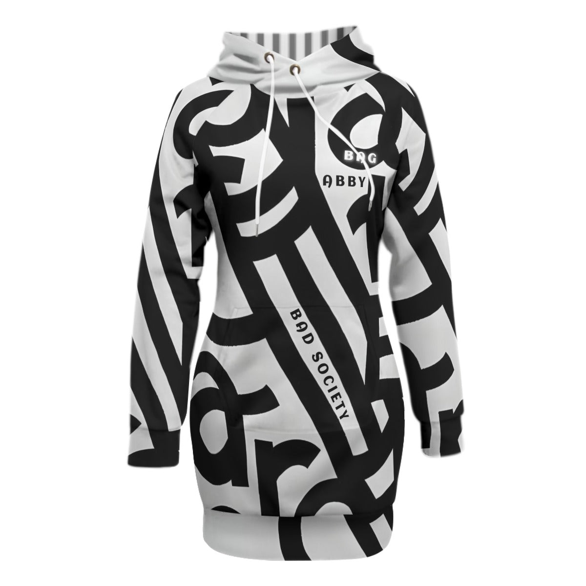 The Bad Society Pullover Hoodie With Raglan Sleeve Hoodie Dress Plus Sizes Available