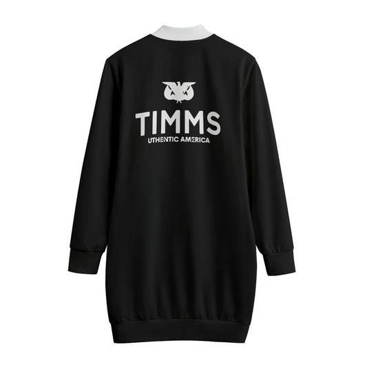 Women's Long Length Timms Baseball Jacket