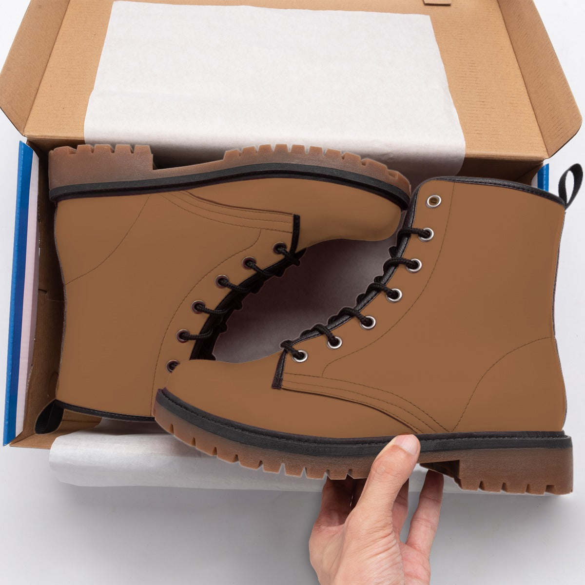 TIMMS of Italy Vegan PU Leather Men's Style Short Boots