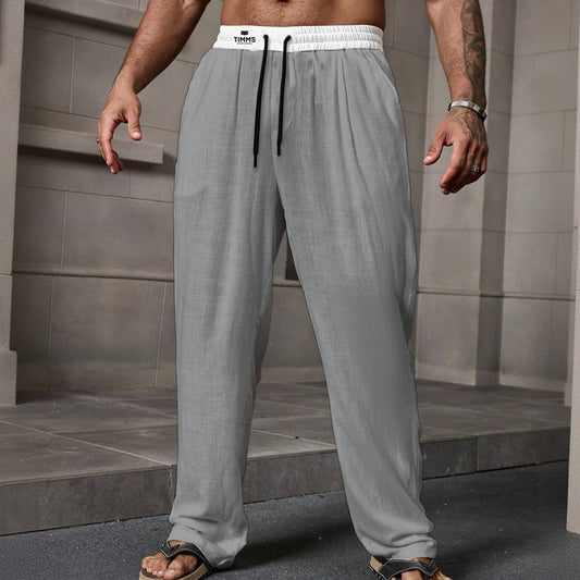 Timms Uthentic America Mighty Men's Loose Casual Pants With Pocket