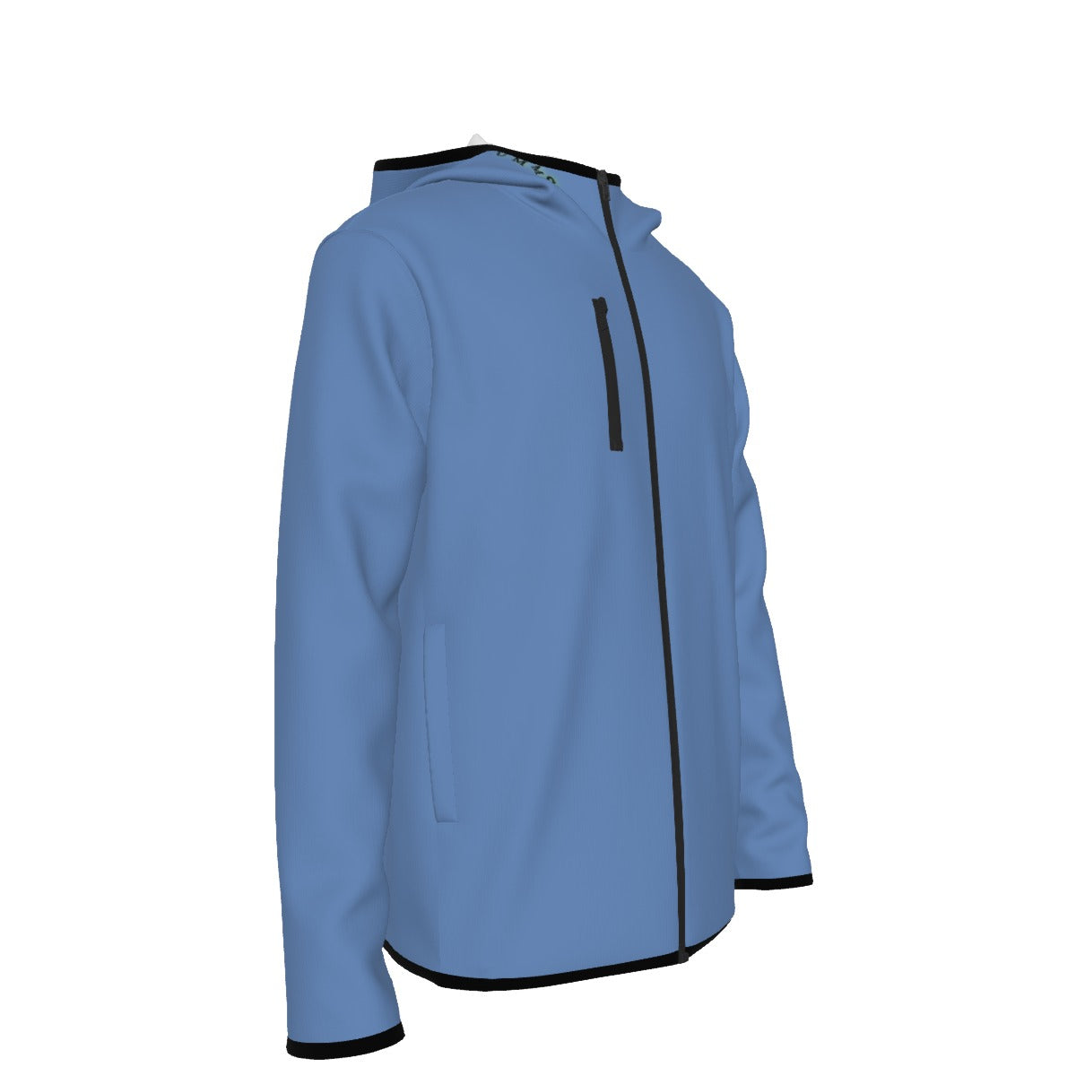 UMMS Unisex Men's Style Hoodie with High Collar Thumb-Hole Long Sleeves Durability Designer Jacket