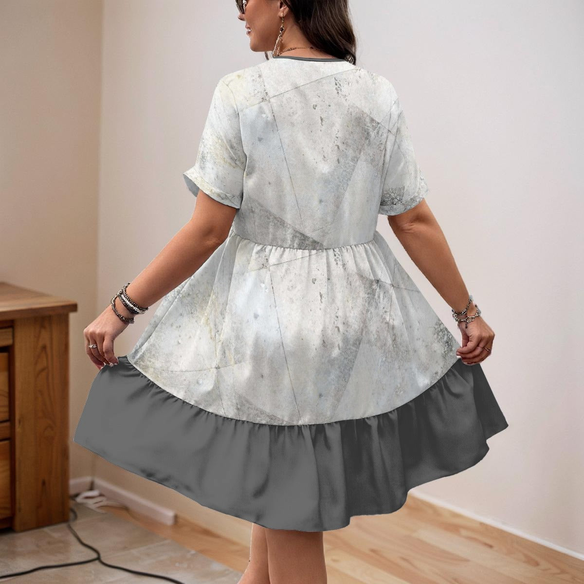 Bad Society  Short Sleeve Dress by Bag Abby