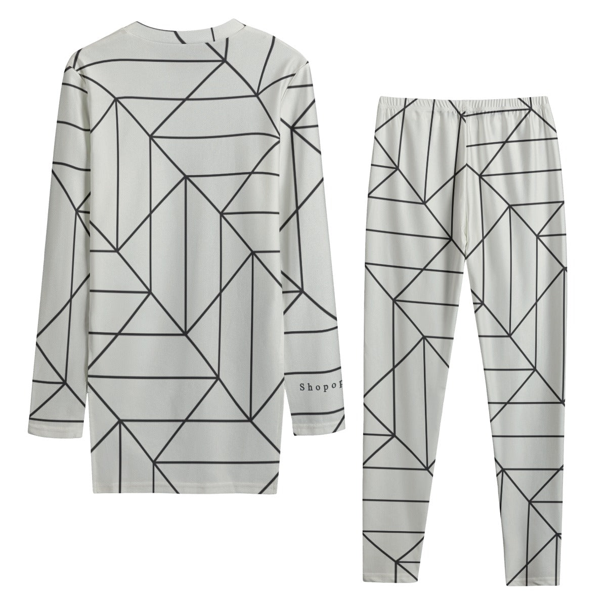 Ladies Womens Shopopie Side Split Pants Set Over Sized Sweatshirt Active Wear Street Wear Set Plus Sizi