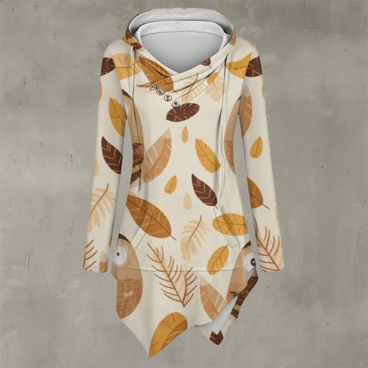 Women's Plus Size Shopopie Asymmetric Hoodie