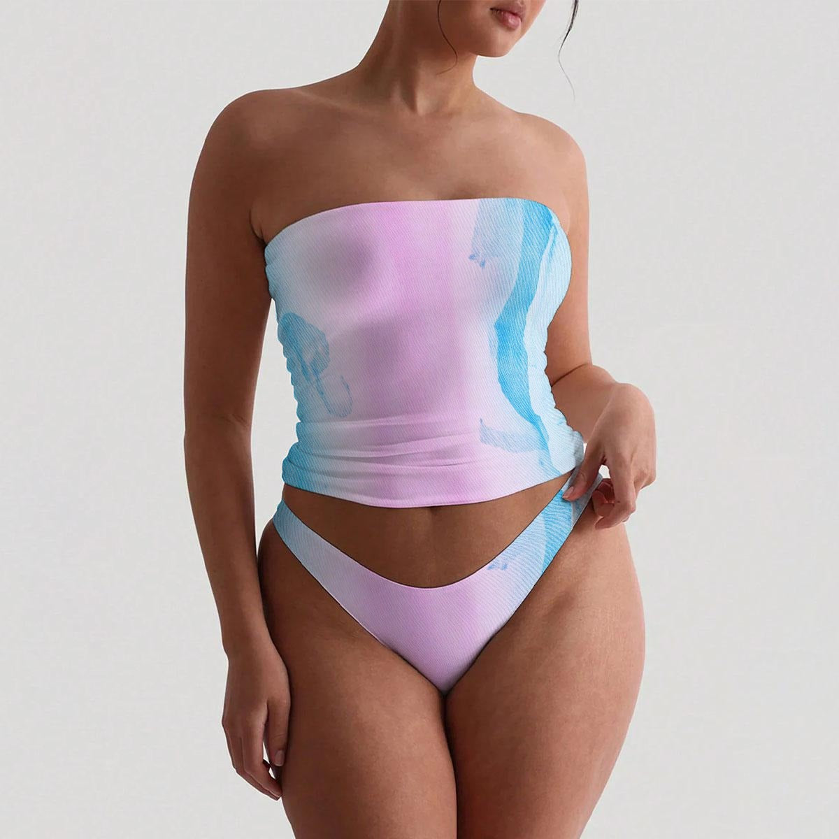 Shopopie Women's Strapless Tube Top Undergarment Set