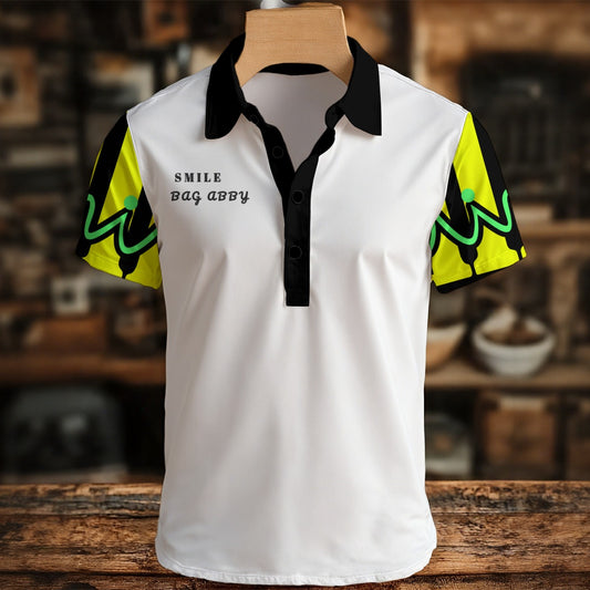 The Smile Mens Bag Abby Henley Button Shirt