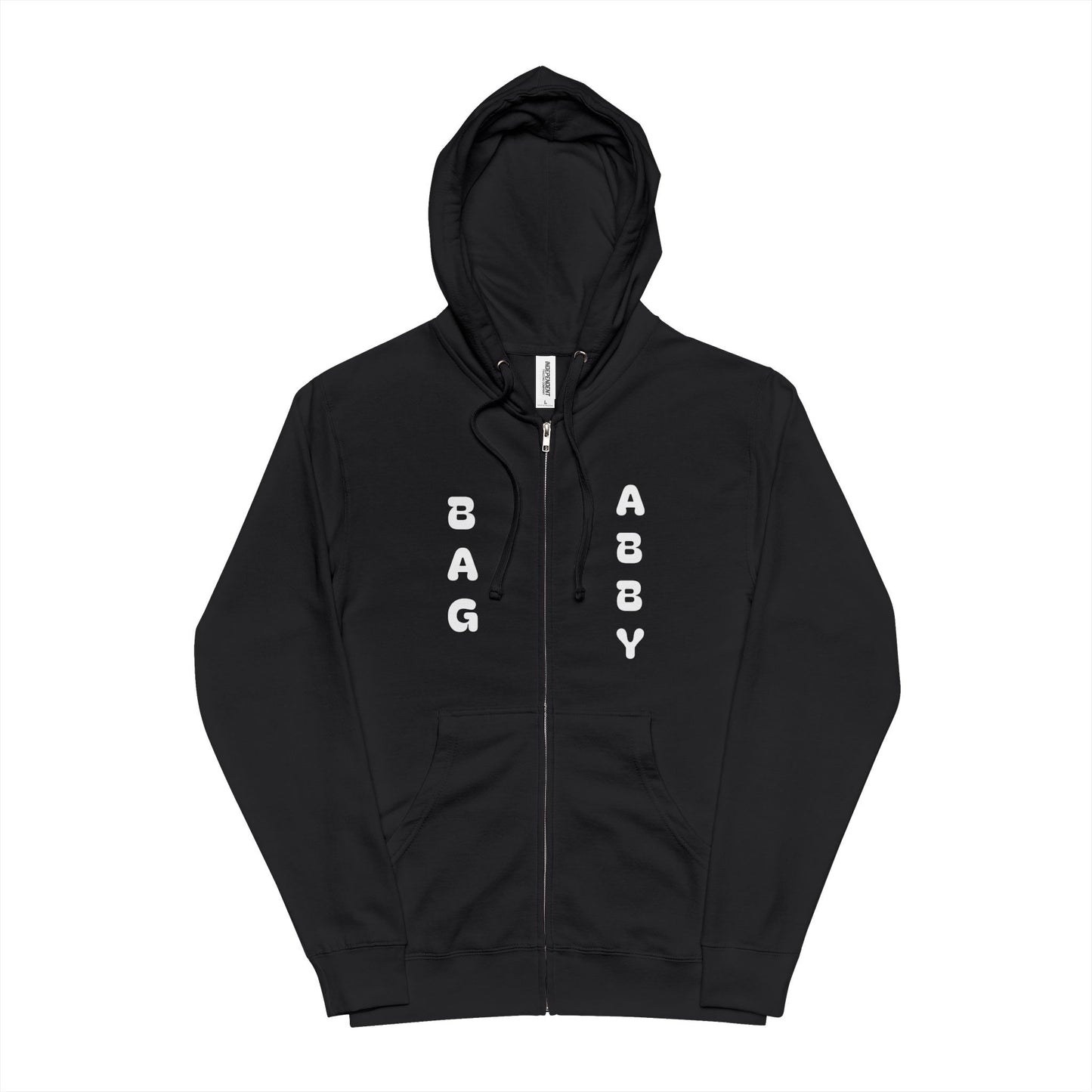 Unisex Zip Up Bag Abby Hoodie