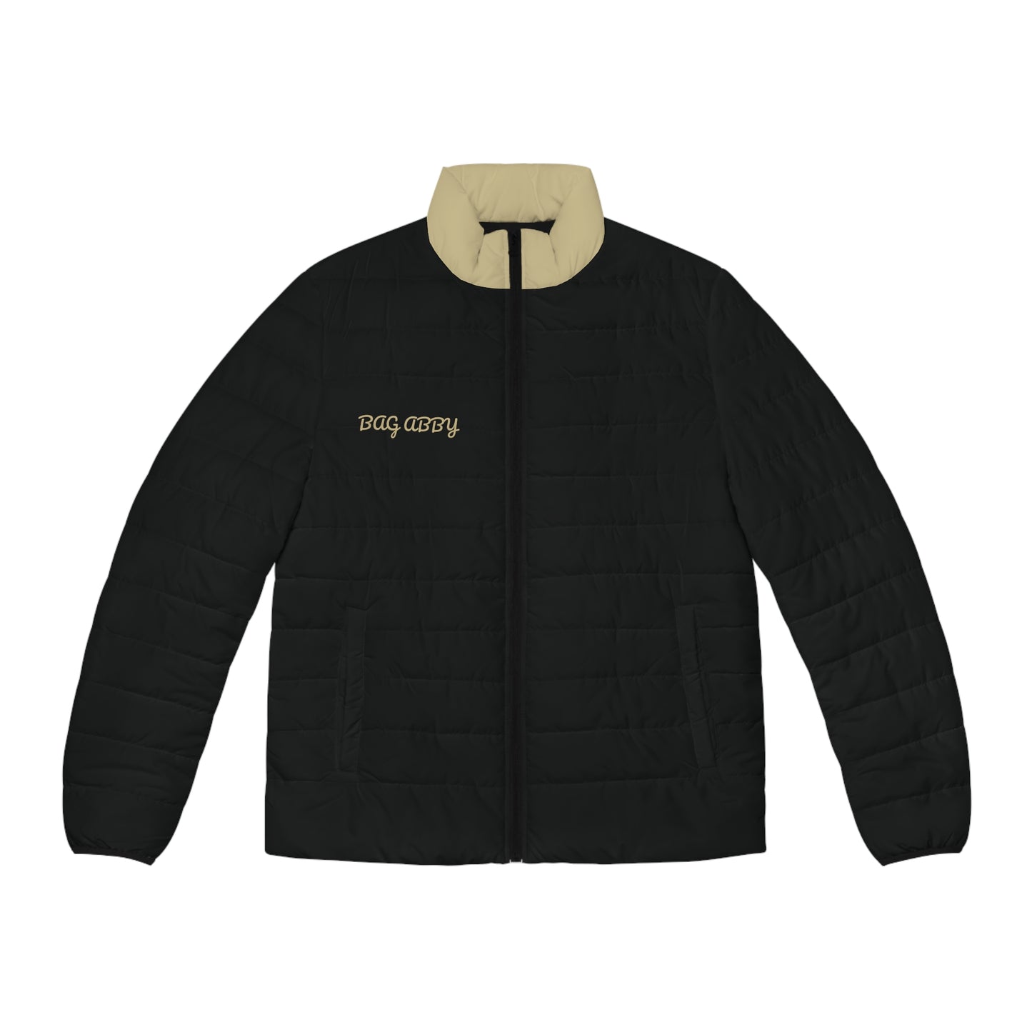 Mens Puffer Jacket  Exclusive Design Black Magic Puff Winter Coat