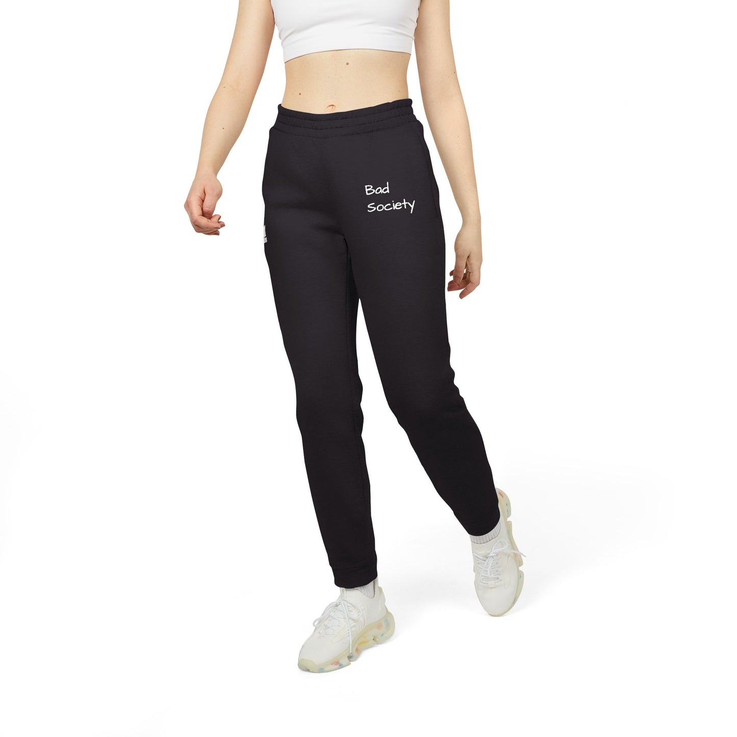Unisex Fleece Joggers - 'Bad Society' Sporty Comfort Wear