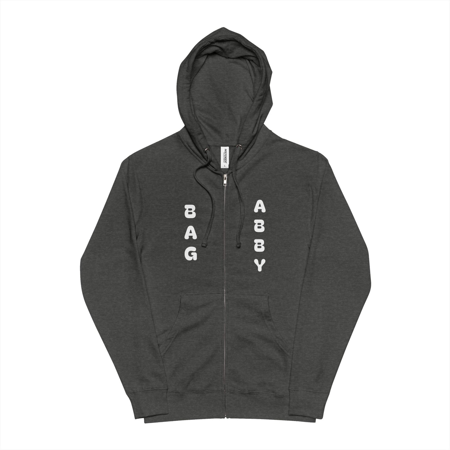 Unisex Zip Up Bag Abby Hoodie